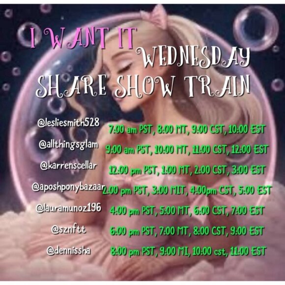 I Want It Wednesday! 9 am CST No Theme Live Share Show Train - Tray is now open! - Picture 1 of 1